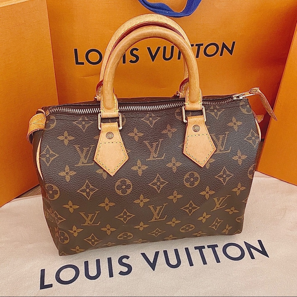 Auth Louis Vuitton Speedy 25 Monogram